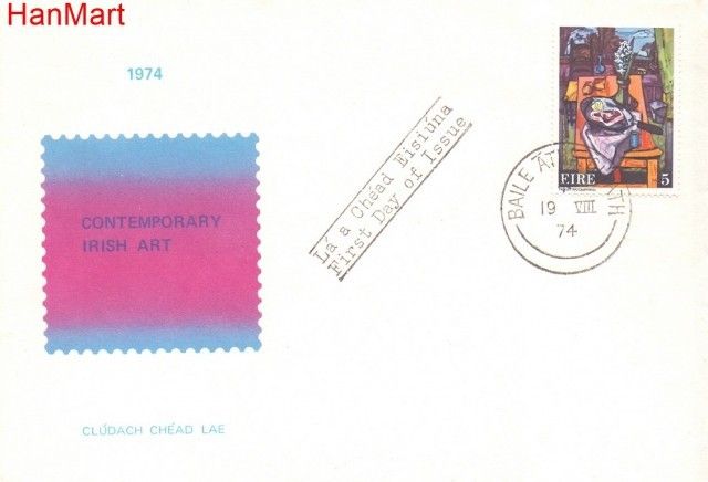 Znaczek Irlandia 1974 FDC