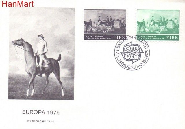 Znaczek Irlandia 1975 Mi 315-316 FDC