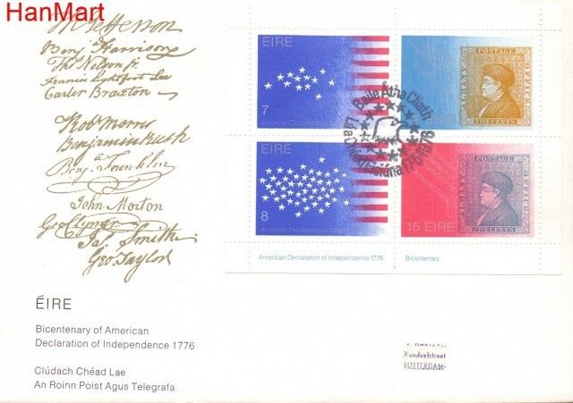 Znaczek Irlandia 1976 FDC