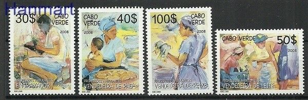 Znaczek Wyspy Zielonego Przylądka 2008 Mi 930-933 Czyste **