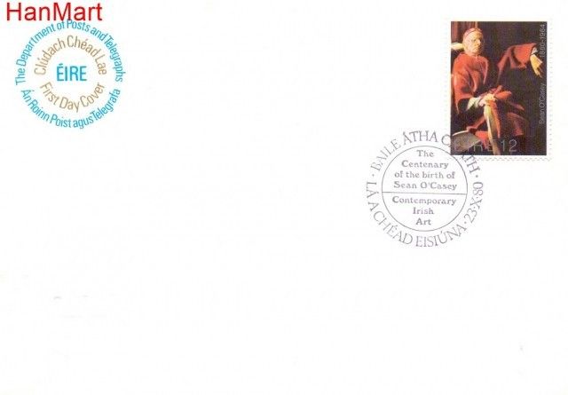 Znaczek Irlandia 1980 Mi 428 FDC