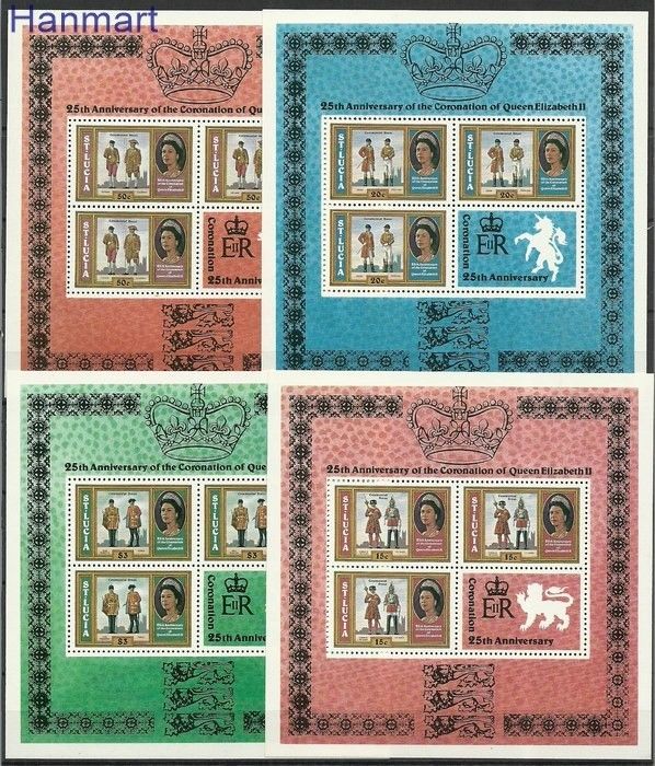 Znaczek Saint Lucia 1978 Mi 436-439 Czyste **