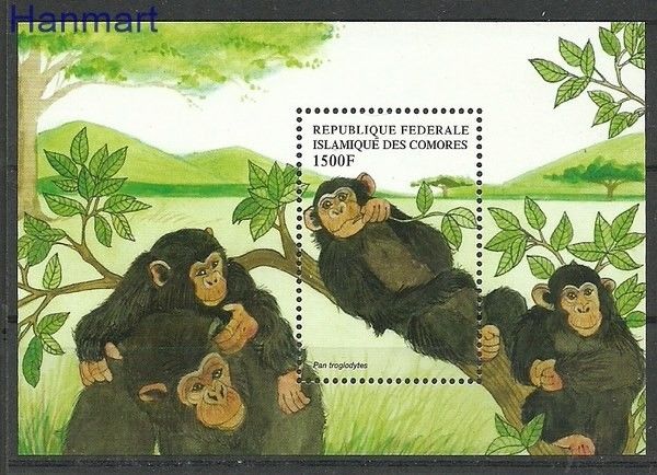 Znaczek Komory 1999 Mi bl 412 Czyste **