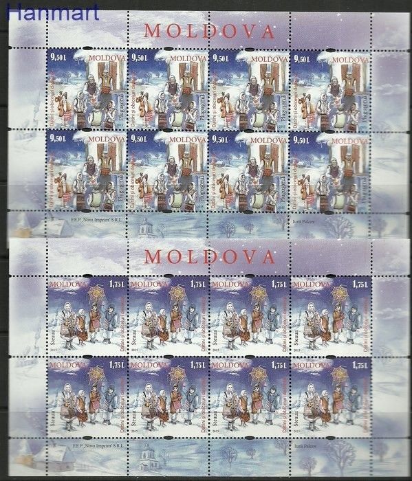 Znaczek Mołdawia 2015 Mi ark 941-942 Czyste **