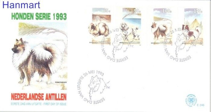 Znaczek Antyle Holenderskie 1993 Mi 776-779 FDC