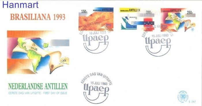 Znaczek Antyle Holenderskie 1993 Mi 780-782 FDC