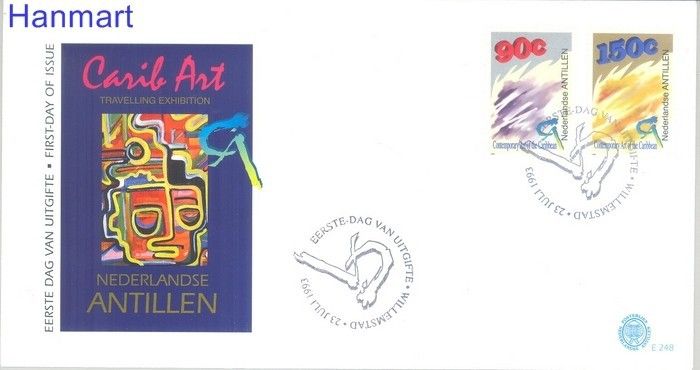 Znaczek Antyle Holenderskie 1993 Mi 783-784 FDC