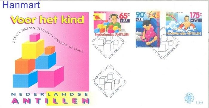 Znaczek Antyle Holenderskie 1993 Mi 785-787 FDC