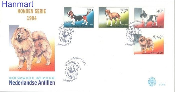 Znaczek Antyle Holenderskie 1994 Mi 794-797 FDC