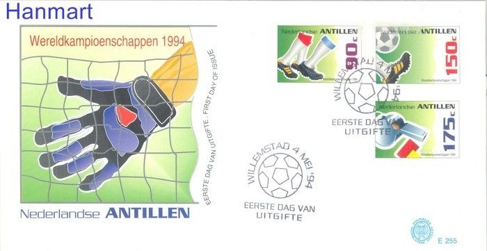 Znaczek Antyle Holenderskie 1994 Mi 806-808 FDC