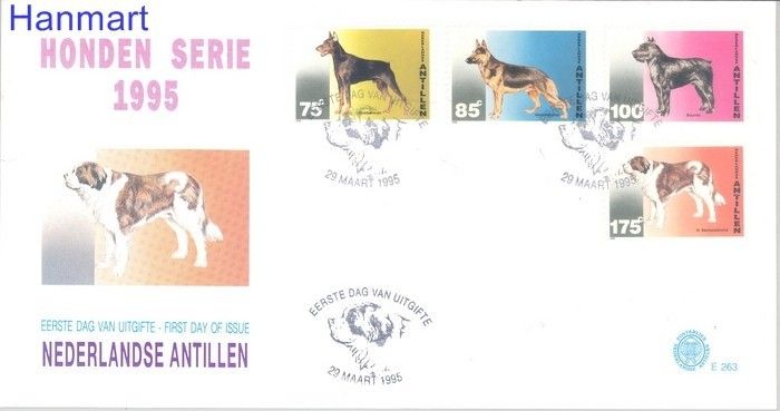 Znaczek Antyle Holenderskie 1995 Mi 829-832 FDC