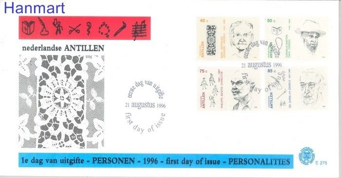Znaczek Antyle Holenderskie 1996 Mi 870-873 FDC