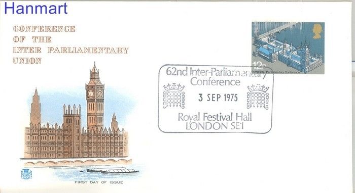 Znaczek Wielka Brytania 1975 Mi 686 FDC