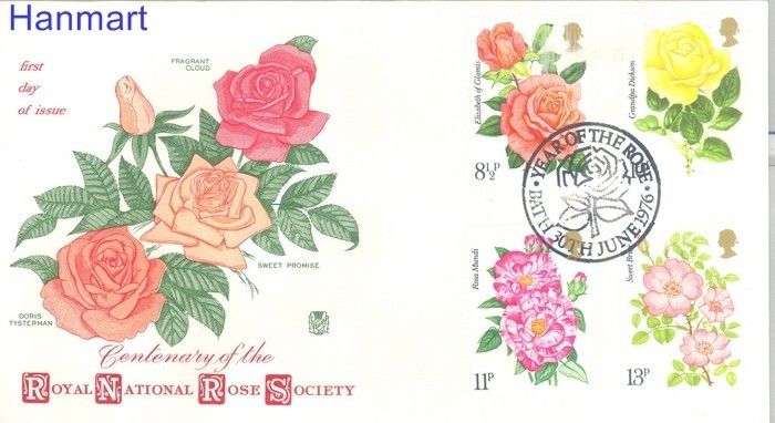 Znaczek Wielka Brytania 1976 Mi 711-714 FDC