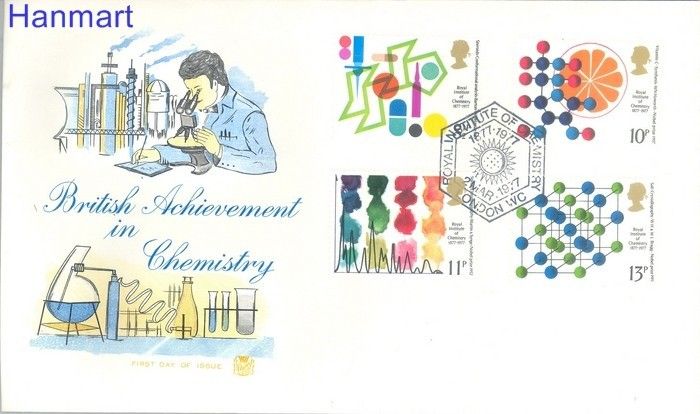 Wielka Brytania 1977 Mi 735-738 FDC