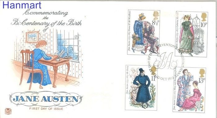 Znaczek Wielka Brytania 1975 Mi 688-691 FDC