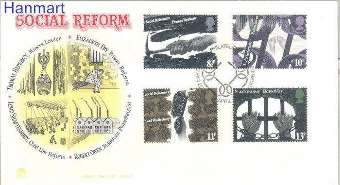 Znaczek Wielka Brytania 1976 FDC