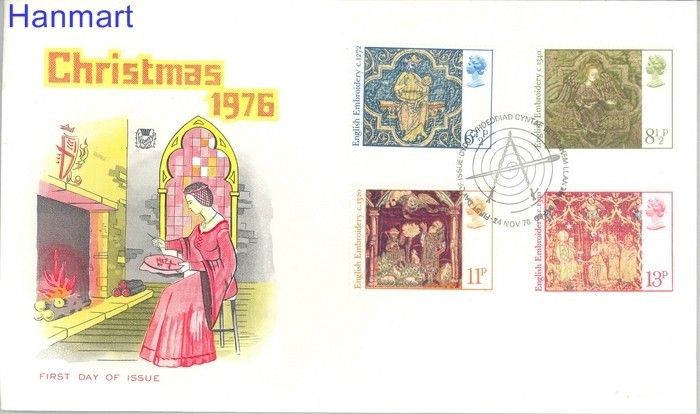 Znaczek Wielka Brytania 1976 Mi 723-726 FDC