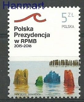 Znaczek Polska 2015 Mi 4776 Fi 4626 Czyste **