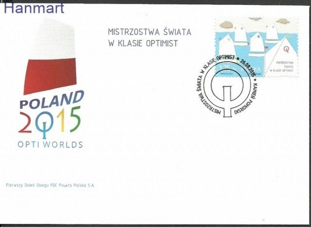 Znaczek Polska 2015 Mi 4783 Fi 4633 FDC