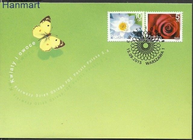 Znaczek Polska 2015 Mi 4788-4789 Fi 4638-4639 FDC