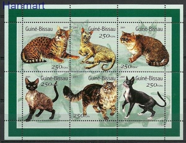 Znaczek Gwinea Bissau 2001 Mi 1522-1527 Czyste **