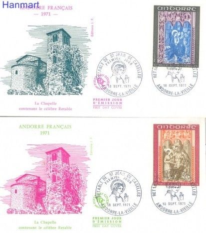 Znaczek Andora Francuska 1971 Mi 236 FDC