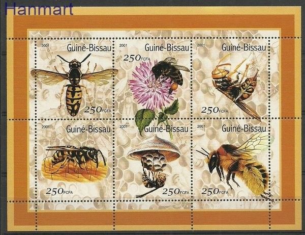 Znaczek Gwinea Bissau 2001 Mi 1510-1515 Czyste **