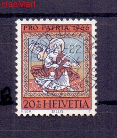 Znaczek Szwajcaria 1966 Stemplowane