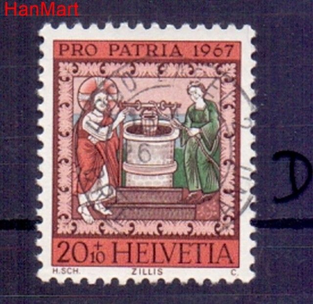 Znaczek Szwajcaria 1967 Stemplowane