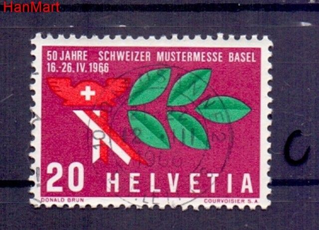 Znaczek Szwajcaria 1966 Stemplowane