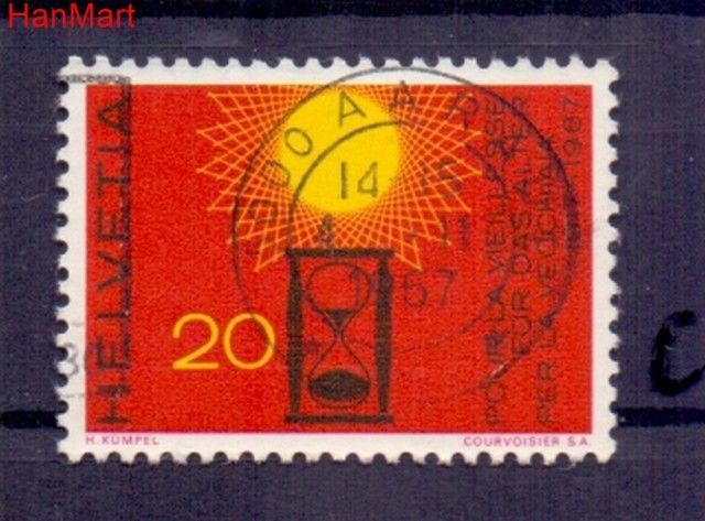 Znaczek Szwajcaria 1967 Stemplowane