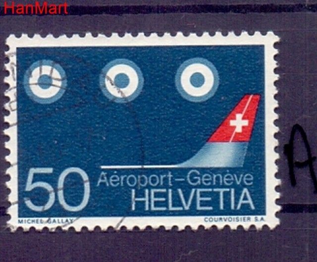 Znaczek Szwajcaria 1968 Stemplowane