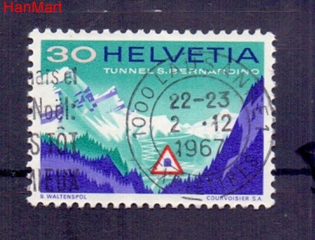 Znaczek Szwajcaria 1967 Stemplowane