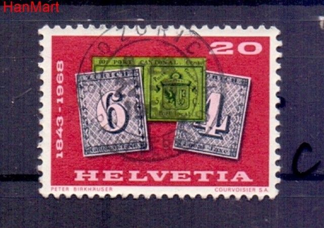 Znaczek Szwajcaria 1968 Stemplowane