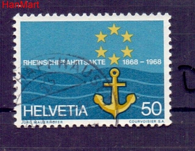 Znaczek Szwajcaria 1968 Stemplowane
