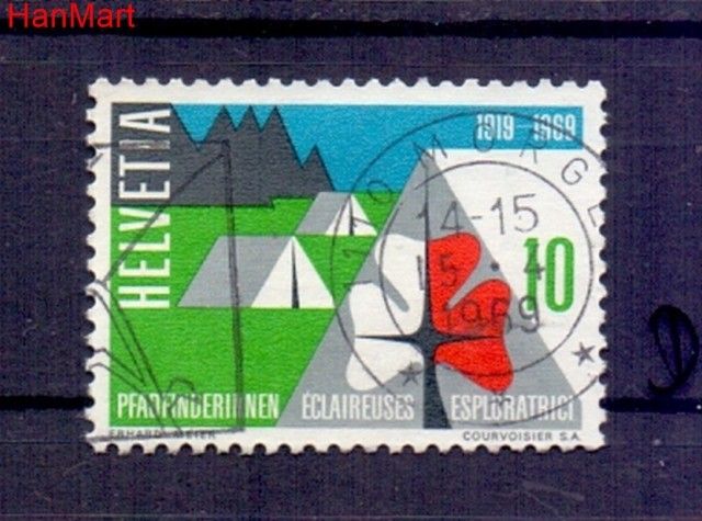 Znaczek Szwajcaria 1969 Stemplowane