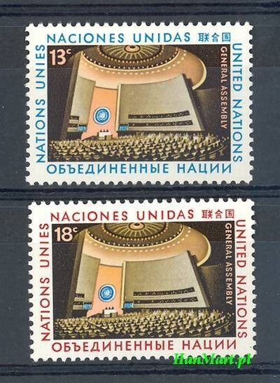 Znaczek Narody Zjednoczone Nowy Jork 1978 Mi 324-325 Czyste **