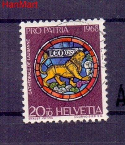 Znaczek Szwajcaria 1968 Stemplowane