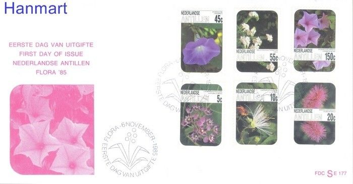 Znaczek Antyle Holenderskie 1985 FDC