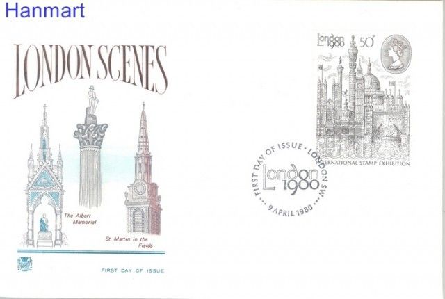 Znaczek Wielka Brytania 1980 Mi 835 FDC