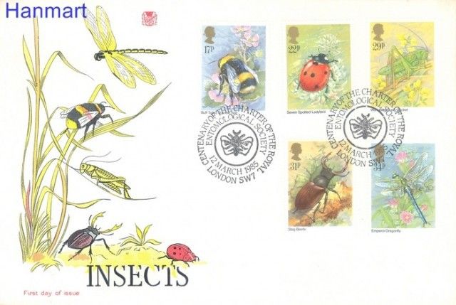 Znaczek Wielka Brytania 1985 FDC