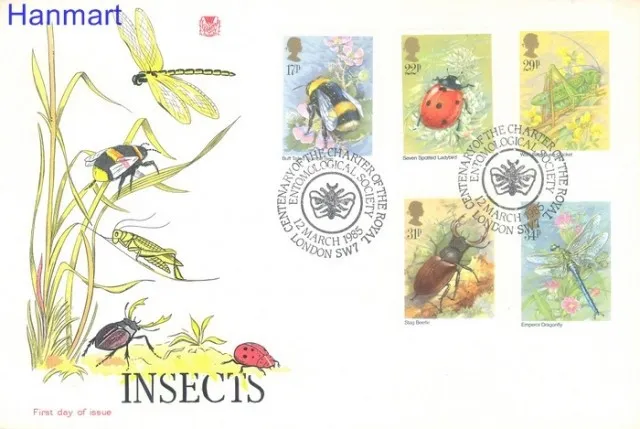 Znaczek Wielka Brytania 1985 FDC