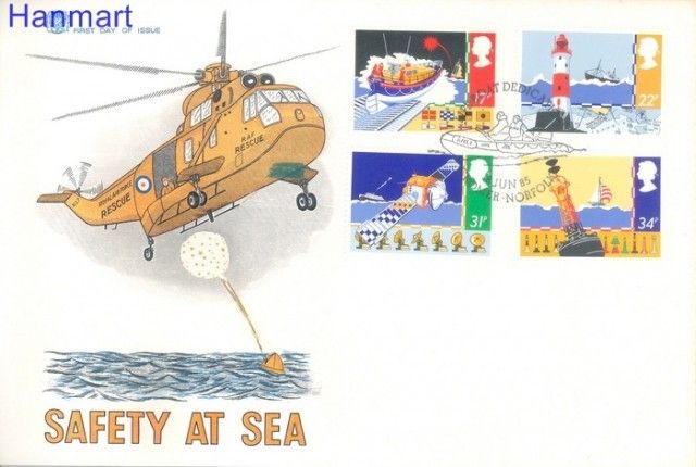 Znaczek Wielka Brytania 1985 FDC