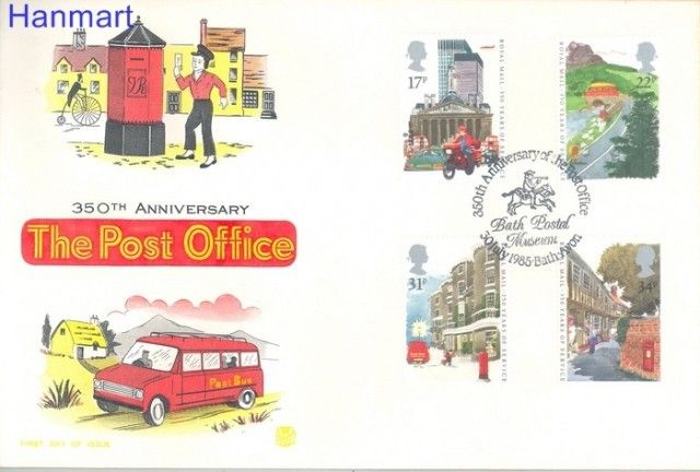 Znaczek Wielka Brytania 1985 FDC