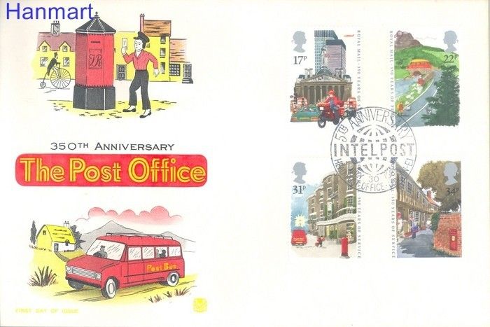 Znaczek Wielka Brytania 1985 FDC
