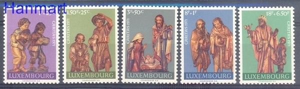 Znaczek Luksemburg 1971 Mi 836-840 Czyste **