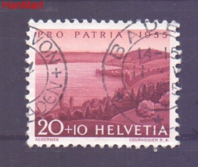 Znaczek Szwajcaria 1955 Stemplowane