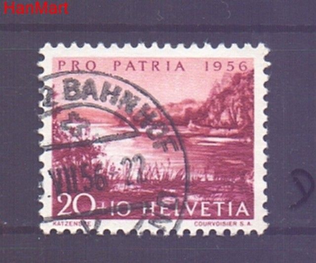 Znaczek Szwajcaria 1956 Stemplowane