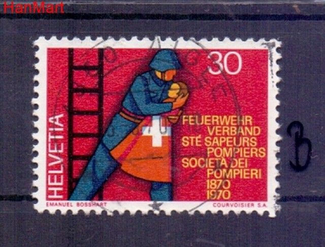 Znaczek Szwajcaria 1970 Stemplowane